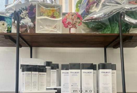 Hair salon Retreatの商品棚