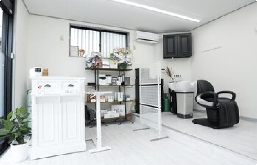 Hair salon Retreatの店内