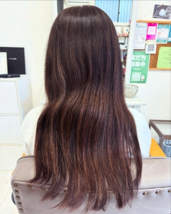 ロングヘアのヘアスタイル